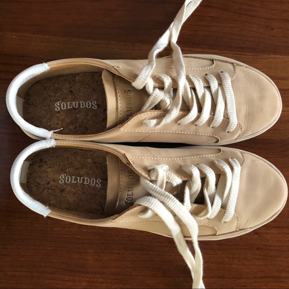 soludos ibiza leather sneaker